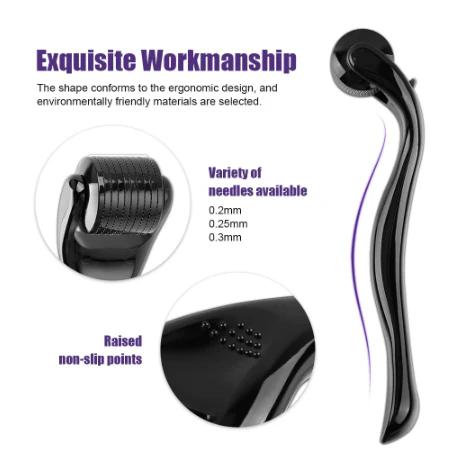 f2e1d1a9dc48a898f4fcbd104c6d655c New Derma Roller 0.5 Mm 540 Needles Hair & Skin System